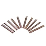 hand2mind V-Shaped, Dual-Scale, Mercury-Free Thermometers for Indoor Science Use (Pack of 10)