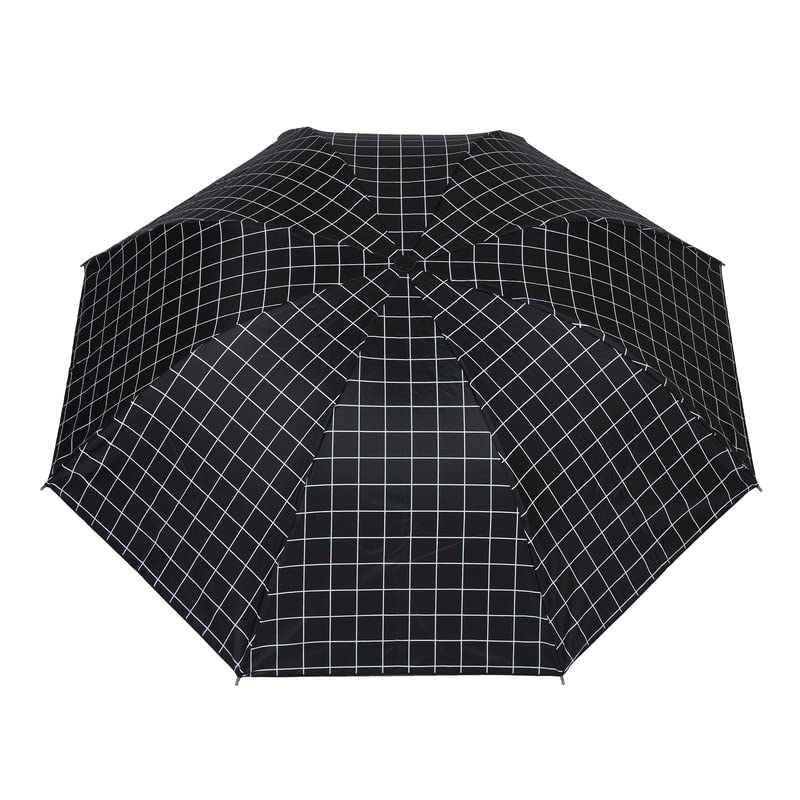 Bizarro.in 4 Fold CHECKS DESIGN FASHIONABLE MANUAL OPEN UMBRELLA WITH RUSTPROOF COATED SHAFT MATERIAL AND RUBBER COATED PLASTIC HANDLE- SUTAIBLE FOR MEN::WOMEN::GIRLS::BOYS-06