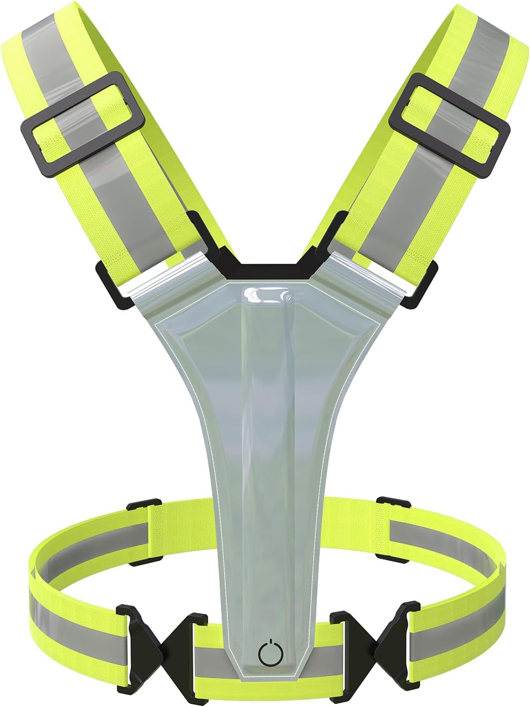 Running Reflective Vest Gear 2Pack, High Visible Reflective Running Vest Adjustable Safety VES for Night Outdoor Running Cycling Motorcycle Dog Walk Jogging