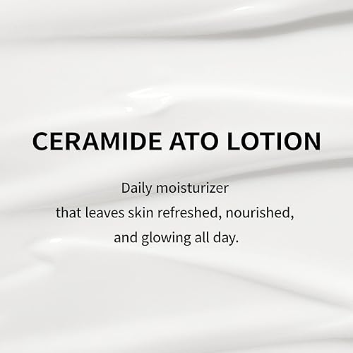 Miniatura 7 de Illiyoon Ceramide Ato Lotion  Hidratante ligero para piel seca y sensible, reparación de barrera para cara y cuerpo, suave para bebés, certificado