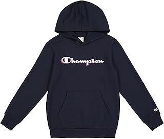 Champion Boys' Legacy Boy-Big Logo Hoodie Hooded Sweatshirt