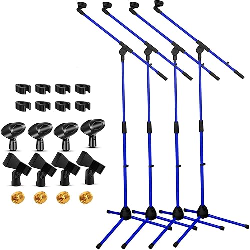 5 Core Soporte de micrófono trípode resistente altura ajustable micrófono brazo brazo brazo pedestal para microfono para cantar en estudio de