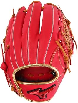 野球グローブ（あか） ATOMS アトムズ（ATOMS）（メンズ）軟式用グラブ 外野手用 野球