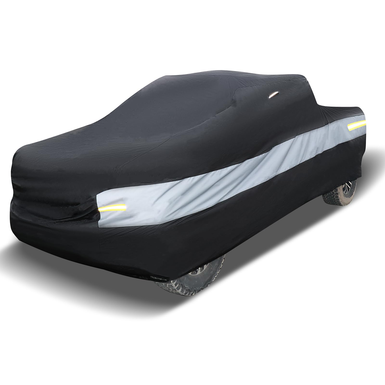 Tirol Pickup Truck Cover -Waterproof All Weather UV-Proof Windproof Upgraded Multi-Layer Truck Covers Fit for Ford F150, Chevy Silverado, Dodge Ram 1500, Toyota Tundra, Tacoma (M-214 in)
