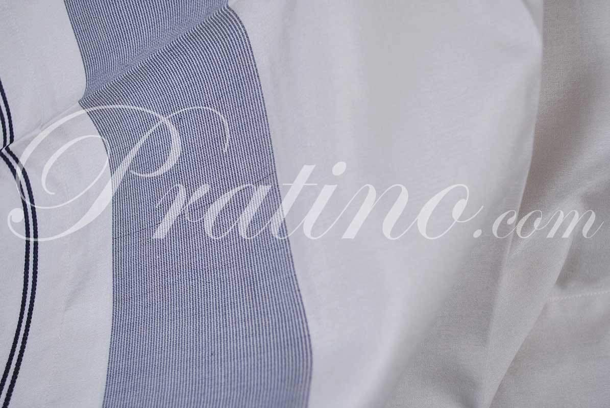 Parure Lenzuola Matrimoniale 100% Pura Seta Avorio-Blu 240x300 Sopra+Federe - Blu, Matrimoniale, Parure Matrimoniale sopra +2 Federe 3 orli