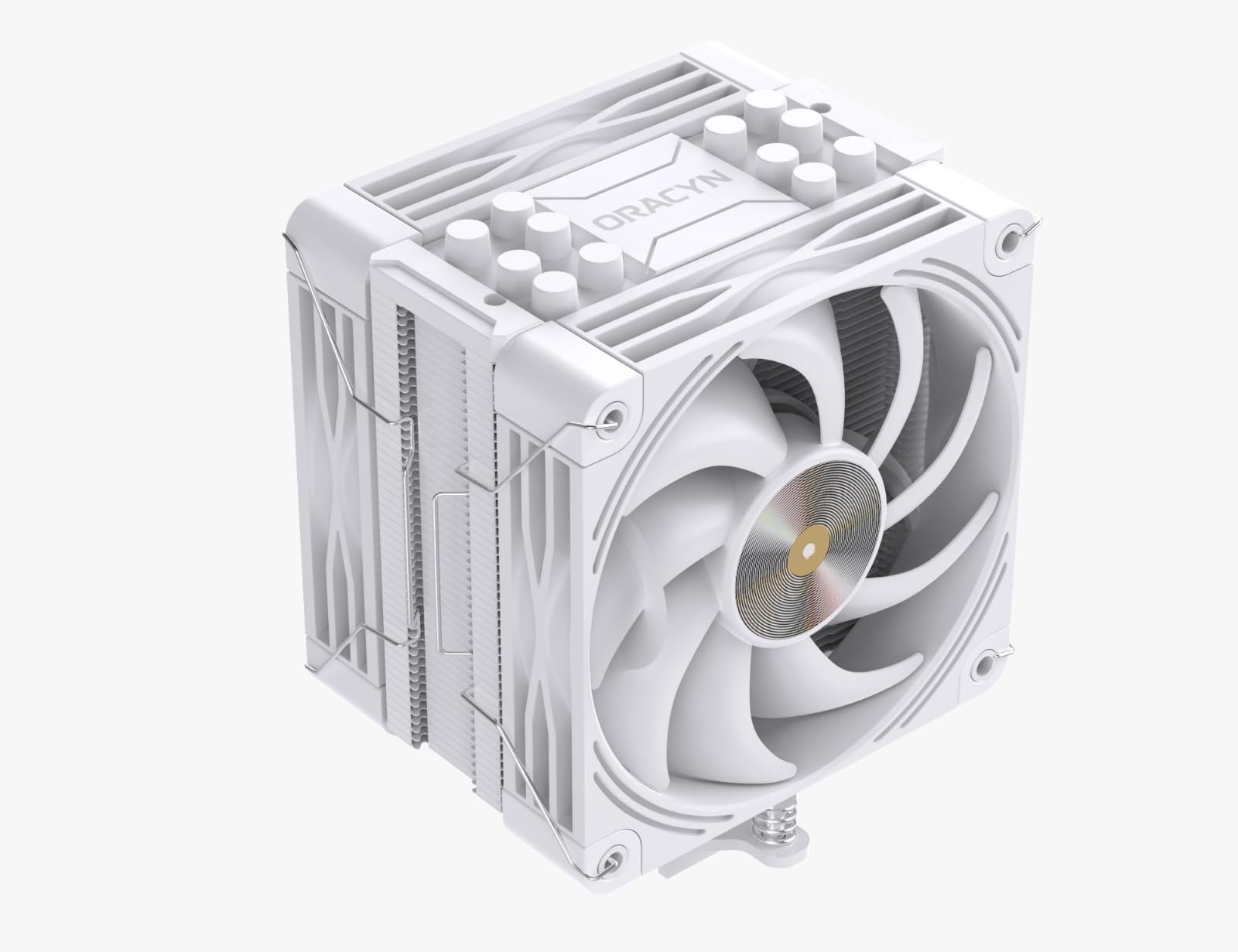 Air Cooler CPU Oracyn Branco 6 Heatpipes 230W 120mm Turbo