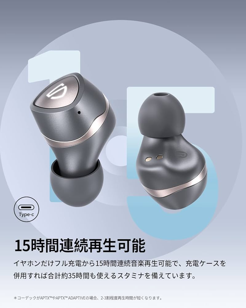 aptX Adaptive コーデック ワイヤレスイヤホン 【公式通販】