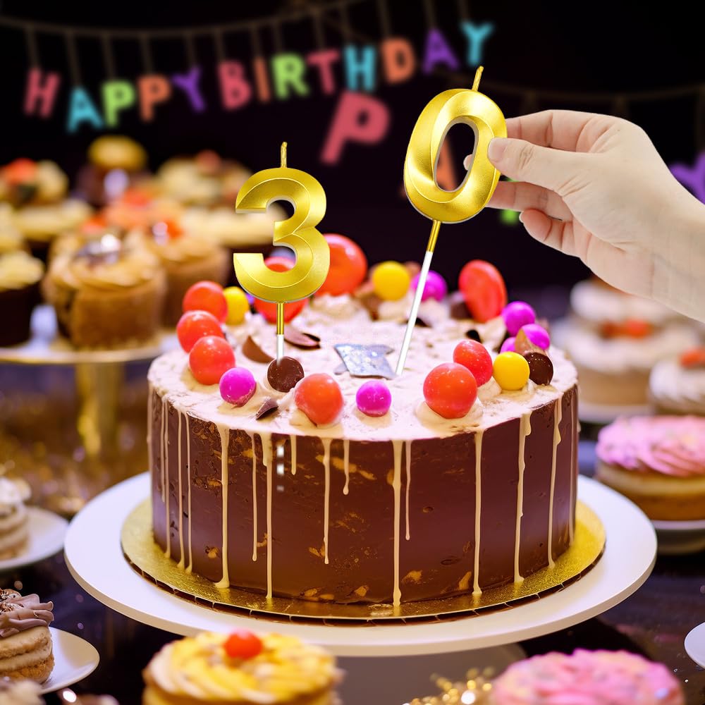 Amazon.co.jp: 30歳の誕生日キャンドル、ナンバー30キャンドル
