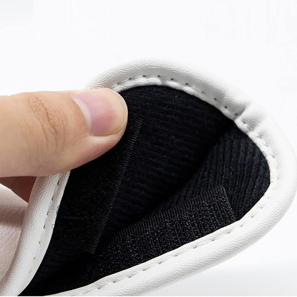 Surakey ゴルフクラブカバー 10個 ゴルフアイアンヘッド レザー保護カバー 防水ゴルフクラブヘッドカバー 識別番号タグ付き