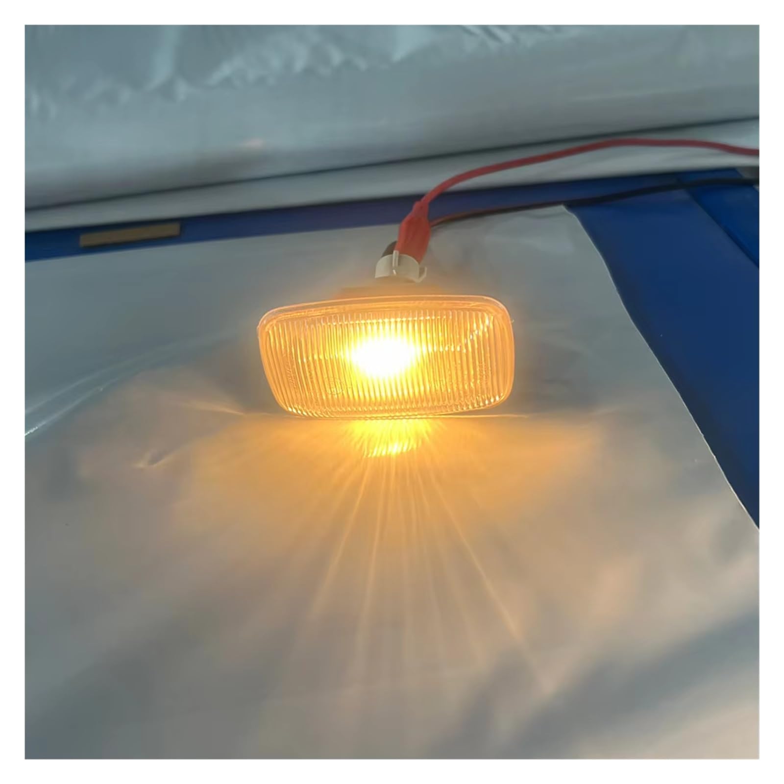 Luz Indicadora Intermitente Espejo Para Toyota Para Land Para Cruiser Serie 70 80 90 100 Luz Posición Lateral Para Guardabarros 1 Unidad 81731-20192(Black Lens)