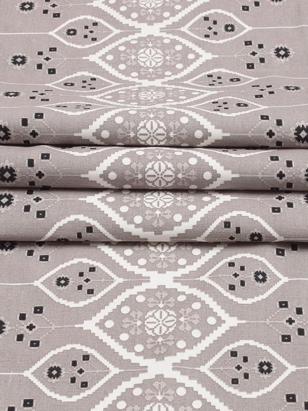 Image of Blanc 9 Rythm Home & Kitchen Pure Cotton Printed 4 /6 Seater Table Runner|(33x182) cm