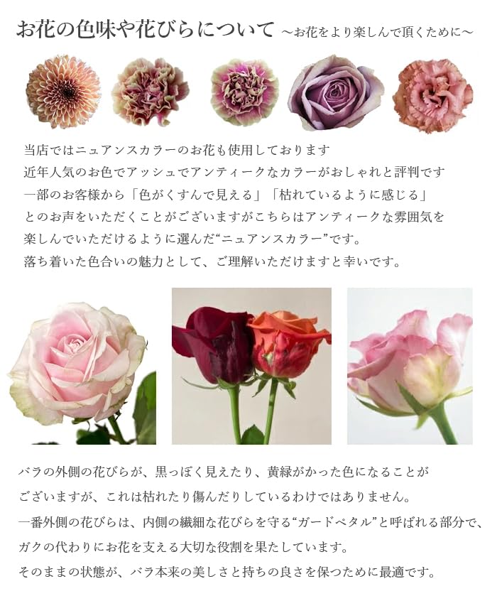 Amazon｜生花からスワッグ ドライフラワーへ 変化を楽しむ花束