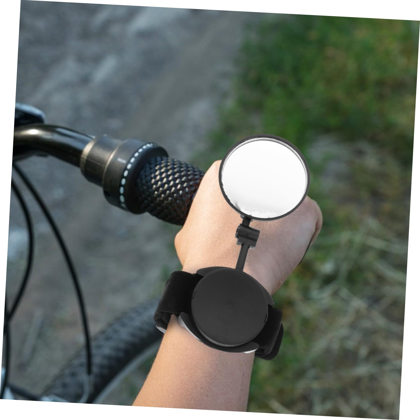 Didiseaon 3 Pezzi Specchietto Retrovisore Cinturino Da Polso Per Ciclismo Accessorio Retrovisore Accessori Dash Per Equitazione Mountain Bike Braccialetto Con Specchietto Retrovisore Per