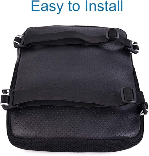 Miniatura 7 de Cojín de aire para asiento de motocicleta para un cómodo alivio de presión de viaje, tela duradera que se adapta a la mayoría de asientos de