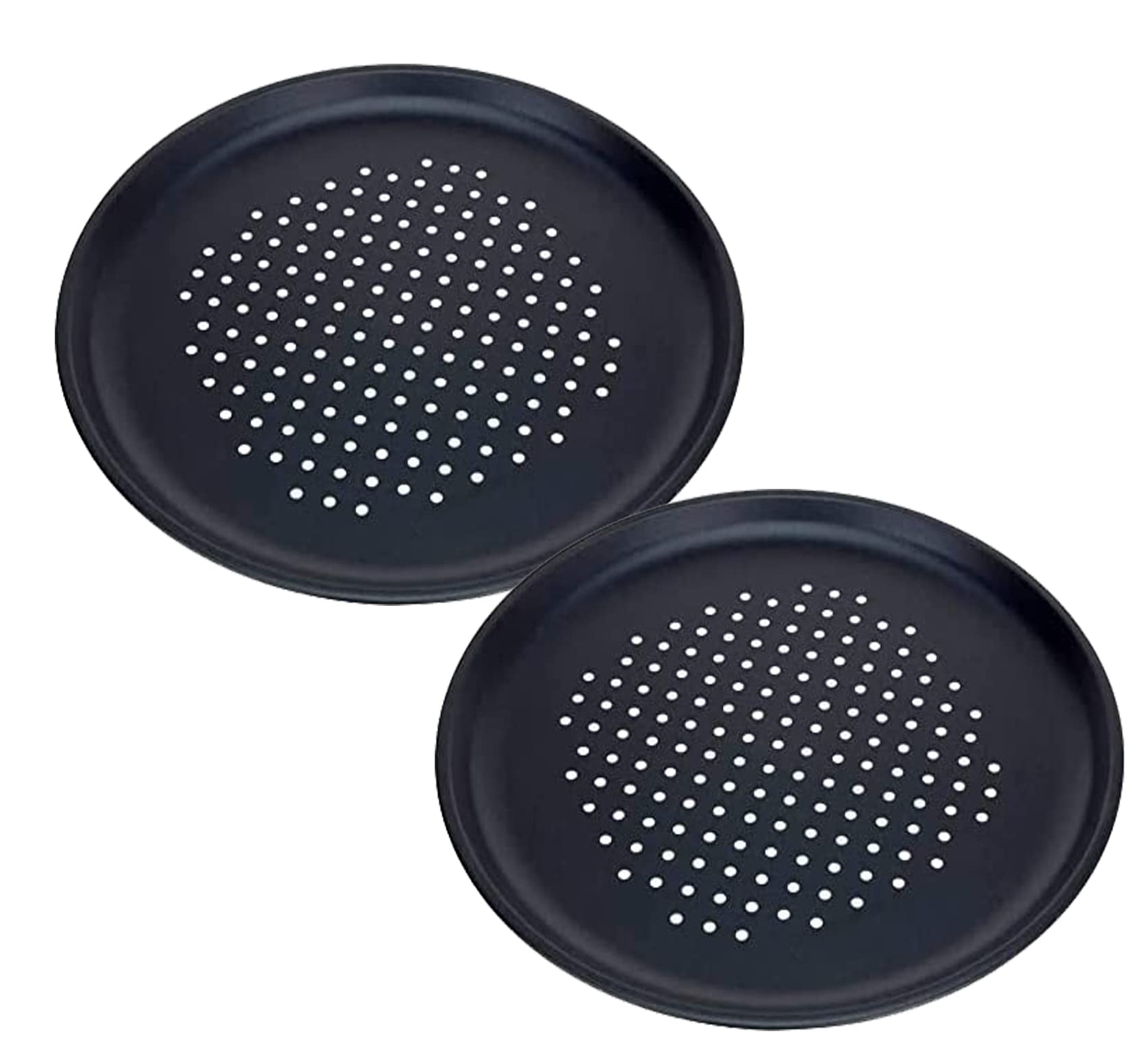 12.5" Large Non Stick Pizza Tray Baking Round Oven Tray Carbon Steel Pizza Pan