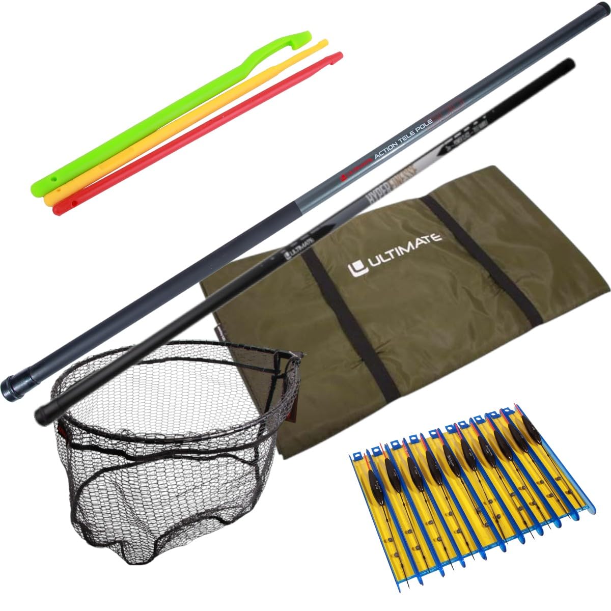 Ultimate Action Tele Pole Complete Kopfruten-Set 6m - Stipprute