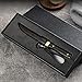 VALKNUT Damascus Knife Gift Men's Mini Katana Japanese Samurai Knives with Wooden Sheath, 4-1/5'' Fixed Blade Damascus Steel Pocket Knife