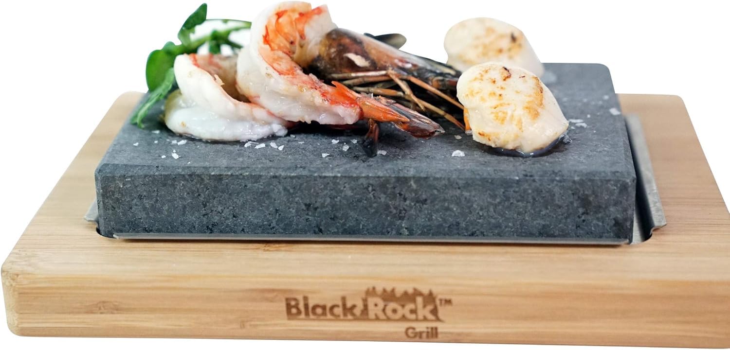 Black Rock Grill Hot Stone Kochen Lavastein - Steaksteine Hot Stone Kochen, Steak Grill, Kochstein