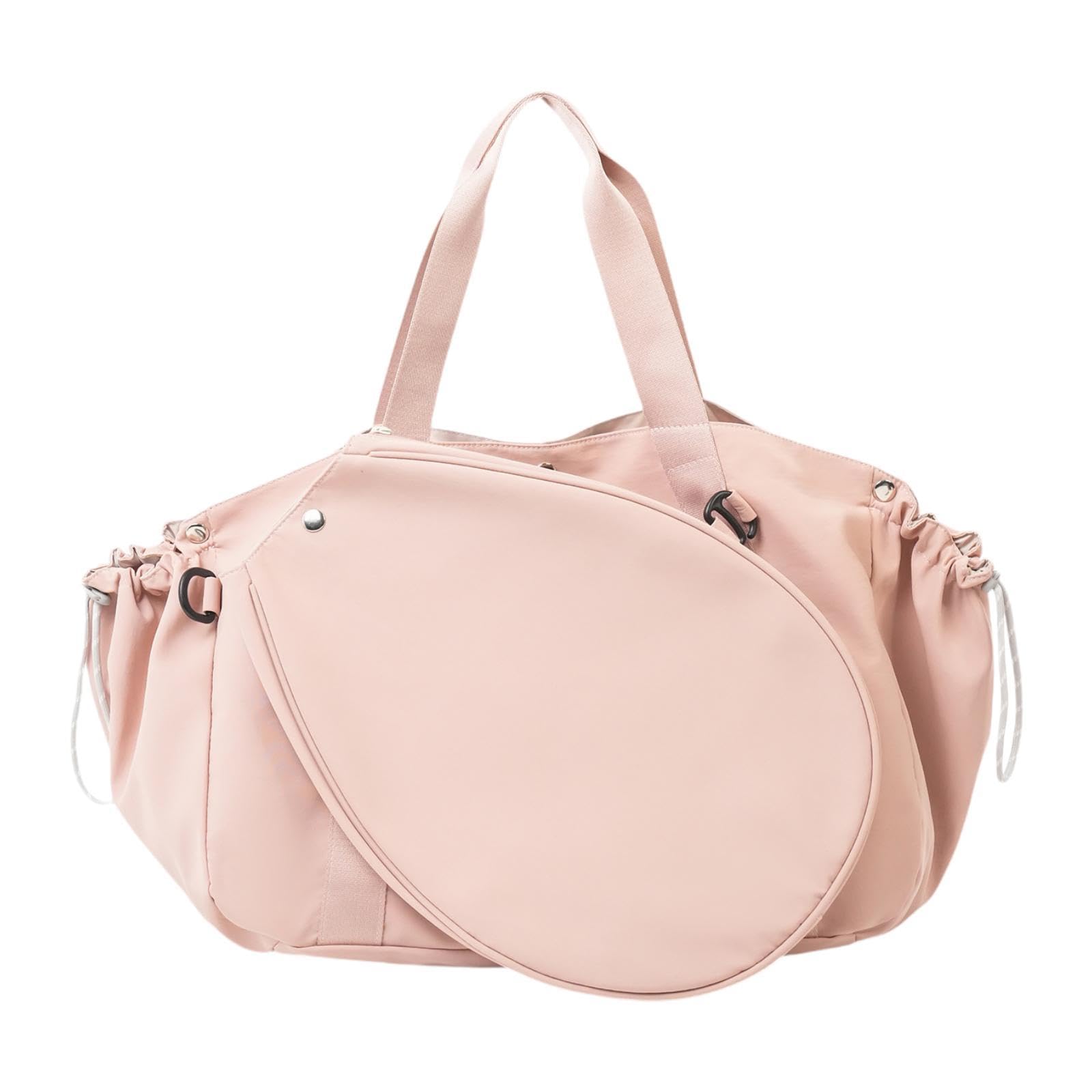 Badminton Racket Shoulder Bag Handbag for Pickleball Women Badminton Racquet Pink-image-10