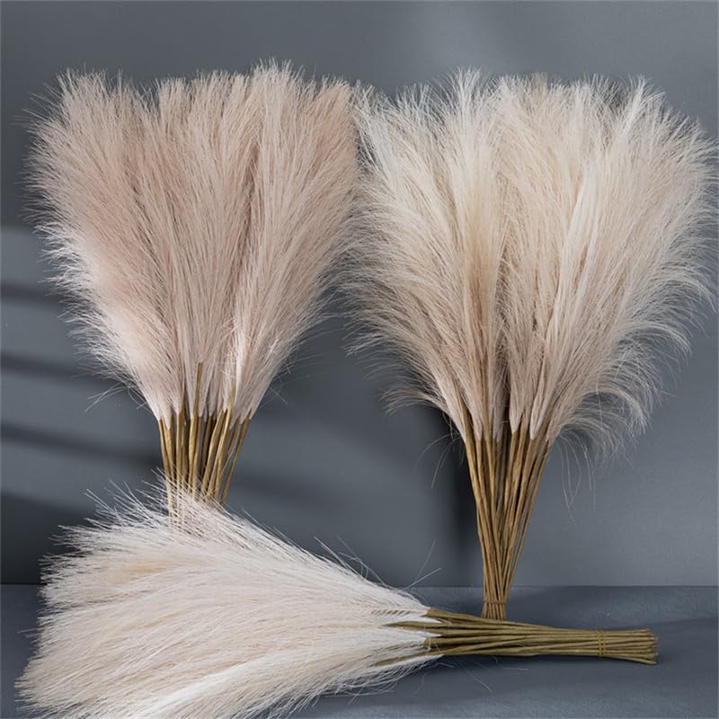 Pampas Grass Large 55CM 10PCS Decoración Artificial miniatura 3