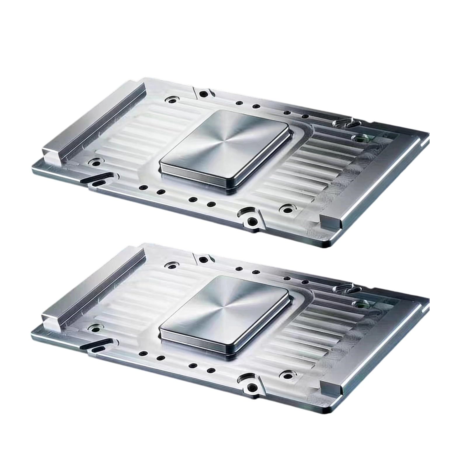 Alluminio Diffusore di Calore Dissipazione Termica Piastra Radiatore Sostituzione per V100 SXM2 GPU Accessori Scheda Grafica Intelligence Driver di Raffreddamento