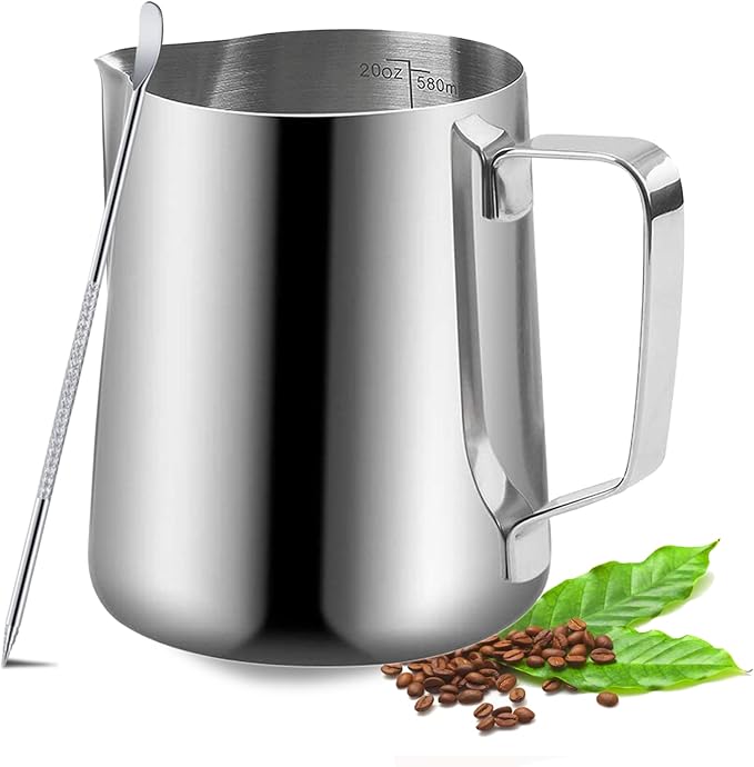 Milk Frothing Pitcher 350ml/600ml Milk Frother Cup