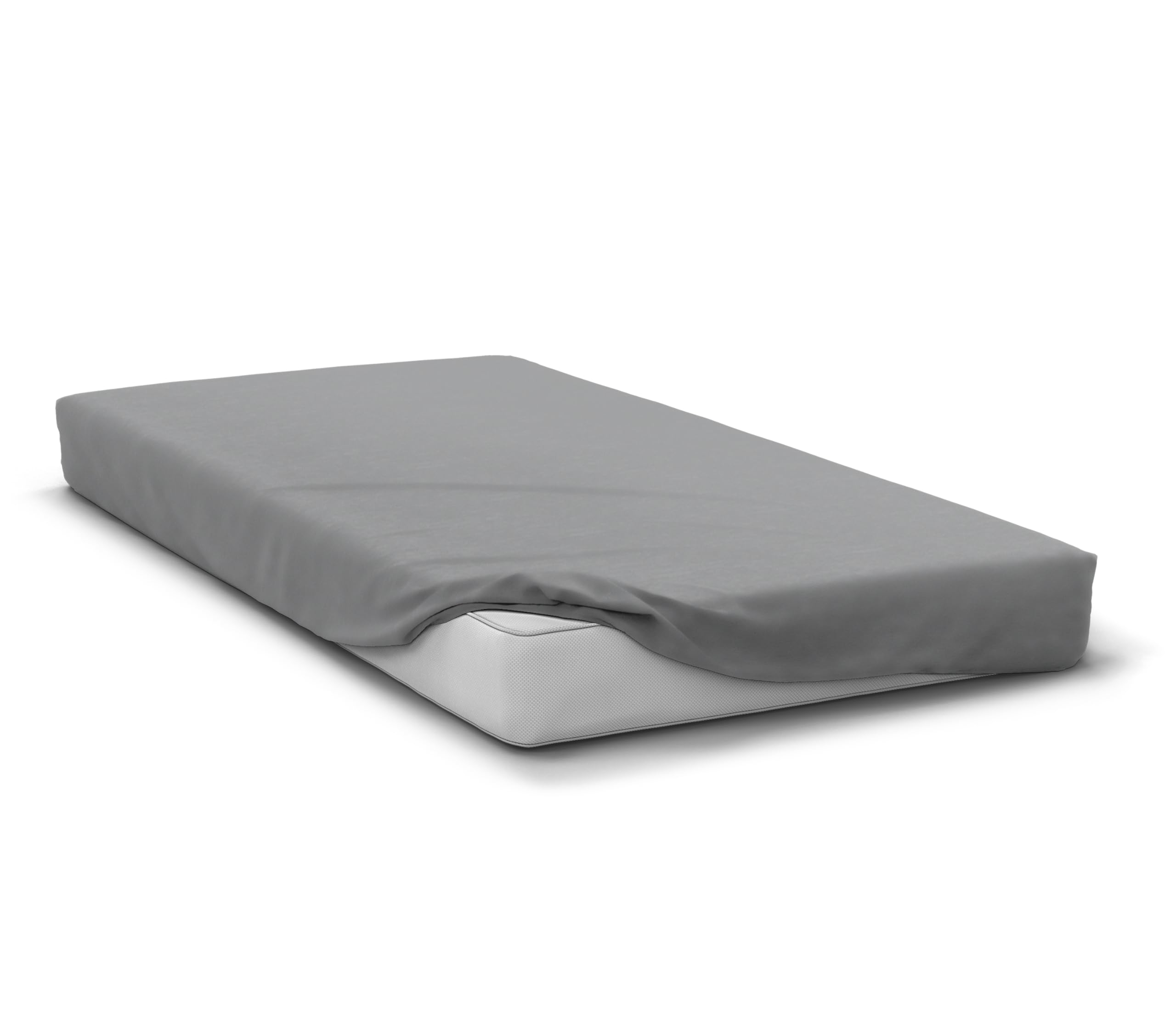 Fitted Sheet 160 x 200 + 30 cm Cap Light Grey