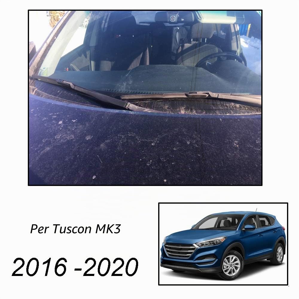 Xukey, set di spazzole tergicristallo anteriore e braccio tergicristallo posteriore per Tucson TL 2016 2017 2018 2019 2020
