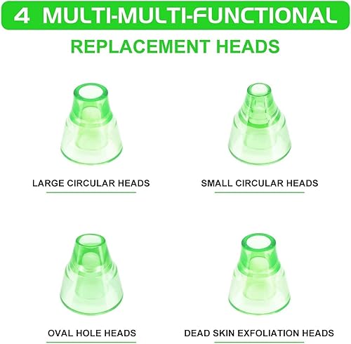Miniatura 2 de DULASP Limpiador de poros al vacío para eliminar puntos negros, limpiador de poros faciales, kit eléctrico de extracción de acné y comedona,