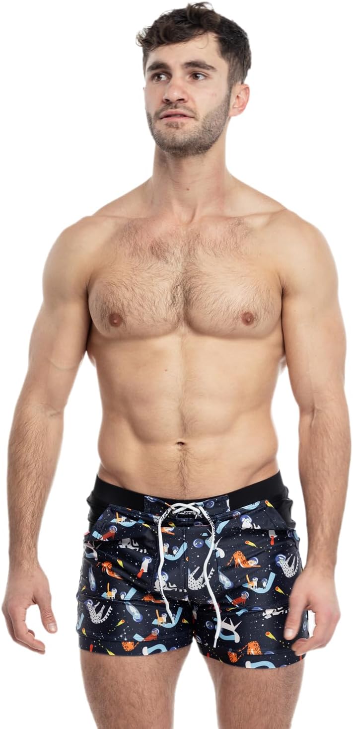 Taddlee Swimwear Men Basic Long Swimming Trunk Surf Camo Shorts Swimsuits Pocket