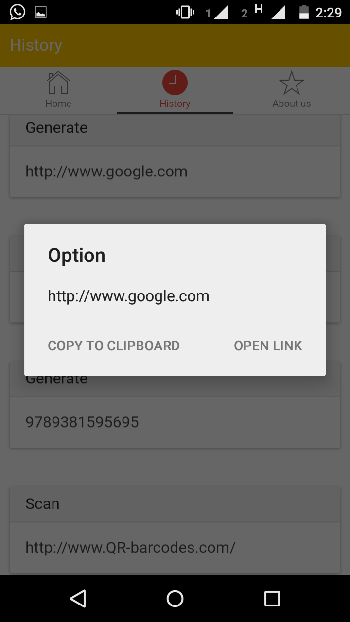 BarCode Reader / Generator App on Amazon Appstore