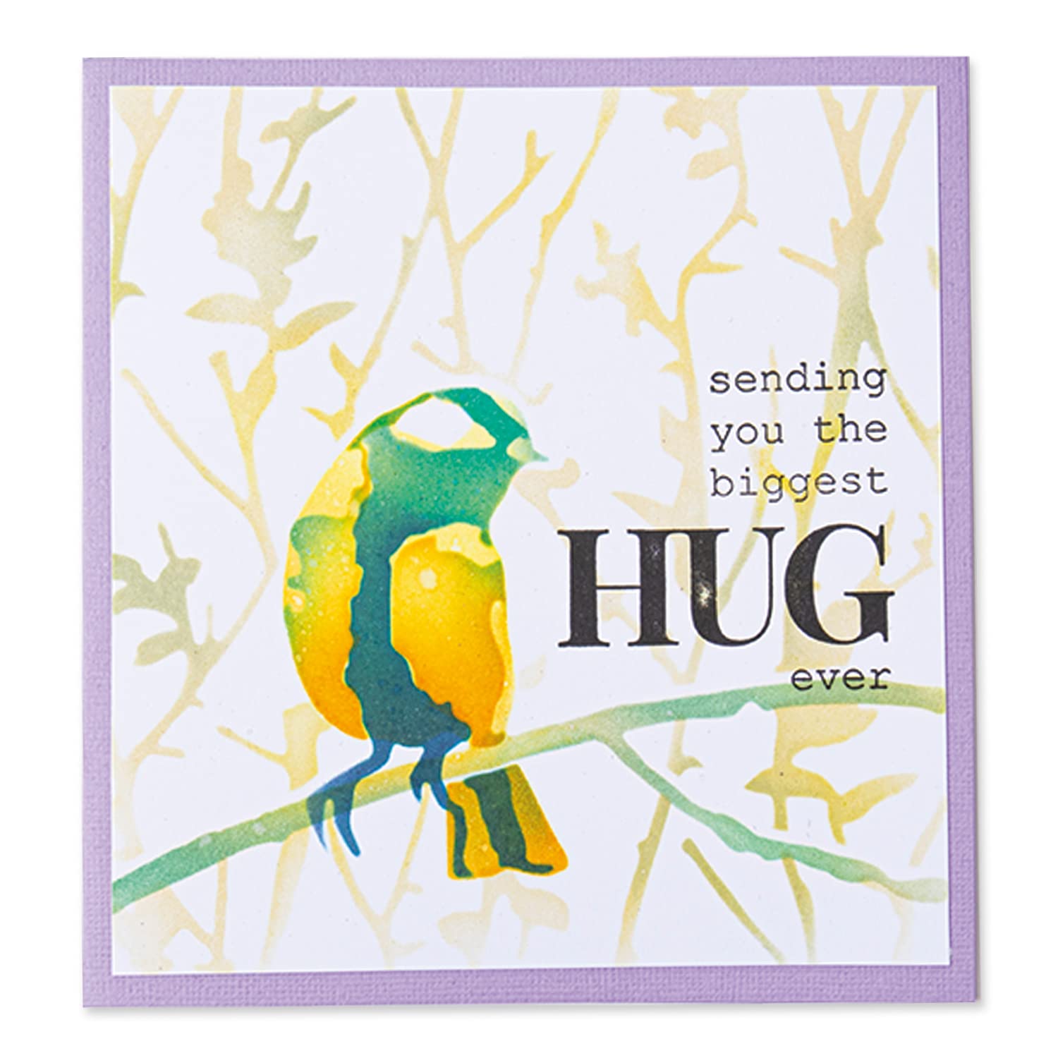 Sizzix Layered Stencils 4PK Bird & Branches by Olivia Rose, One Size - Image 4