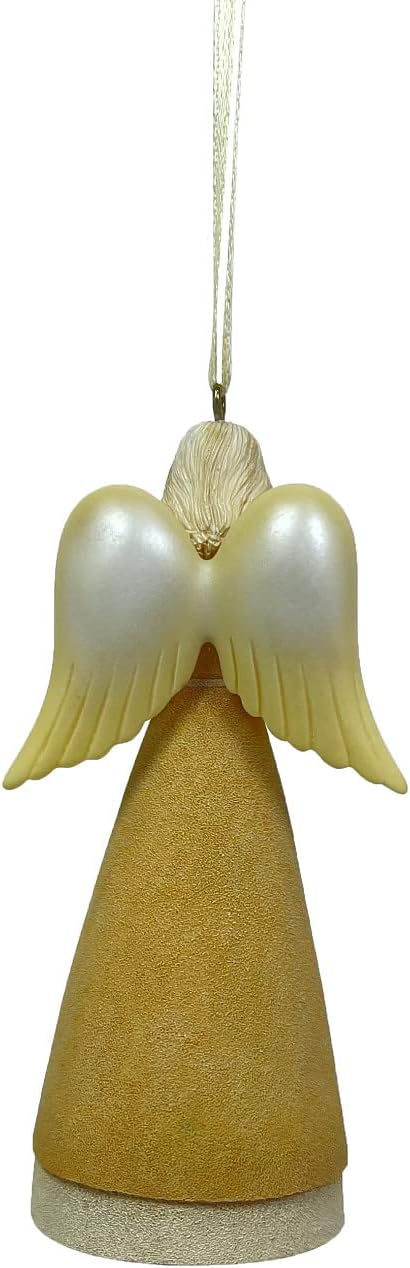 Enesco Foundations Joy to The World Angel Hanging Ornament, 4.65 Inch, Multicolor - Image 3