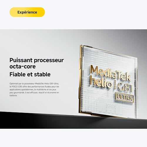 XIAOMI POCO C85 Smartphone 6+128GB, 6.9" 120Hz 8mm Design Display, MediaTek Helio G81-Ultra Octa-Core, 50MP Dual AI Camera, 6000mAh, 2 Year Warranty, Purple, Charger Not Included - 9