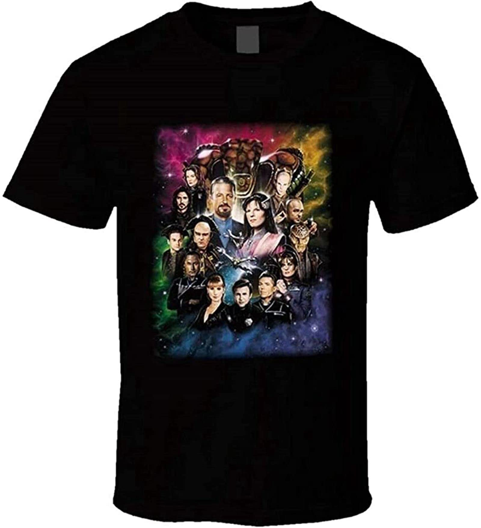 rappor Babylon 5 Funny T Shirts for Men Black L