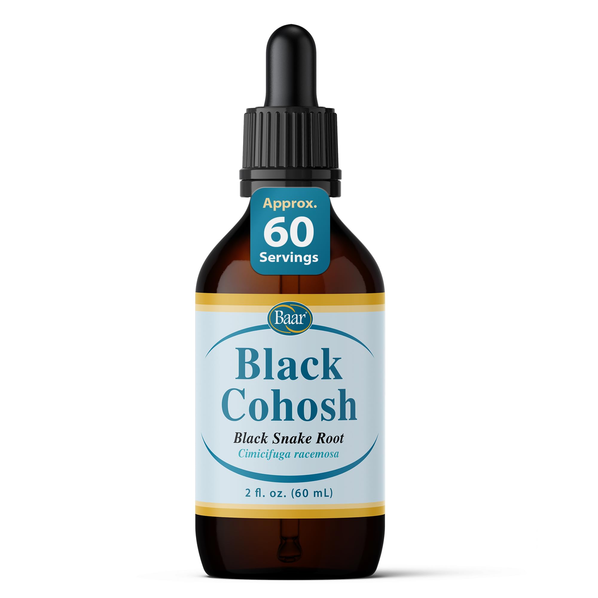 Baar Suplemento fitoterápico de cimicifuga (Black Cohosh), 60 mL
