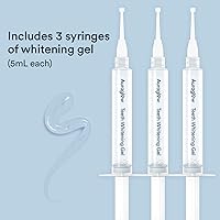 Vista 4 de Gel de blanqueamiento de dientes AuraGlow, peróxido de carbamida al 35%, 3 jeringas de gel, para 30 tratamientos