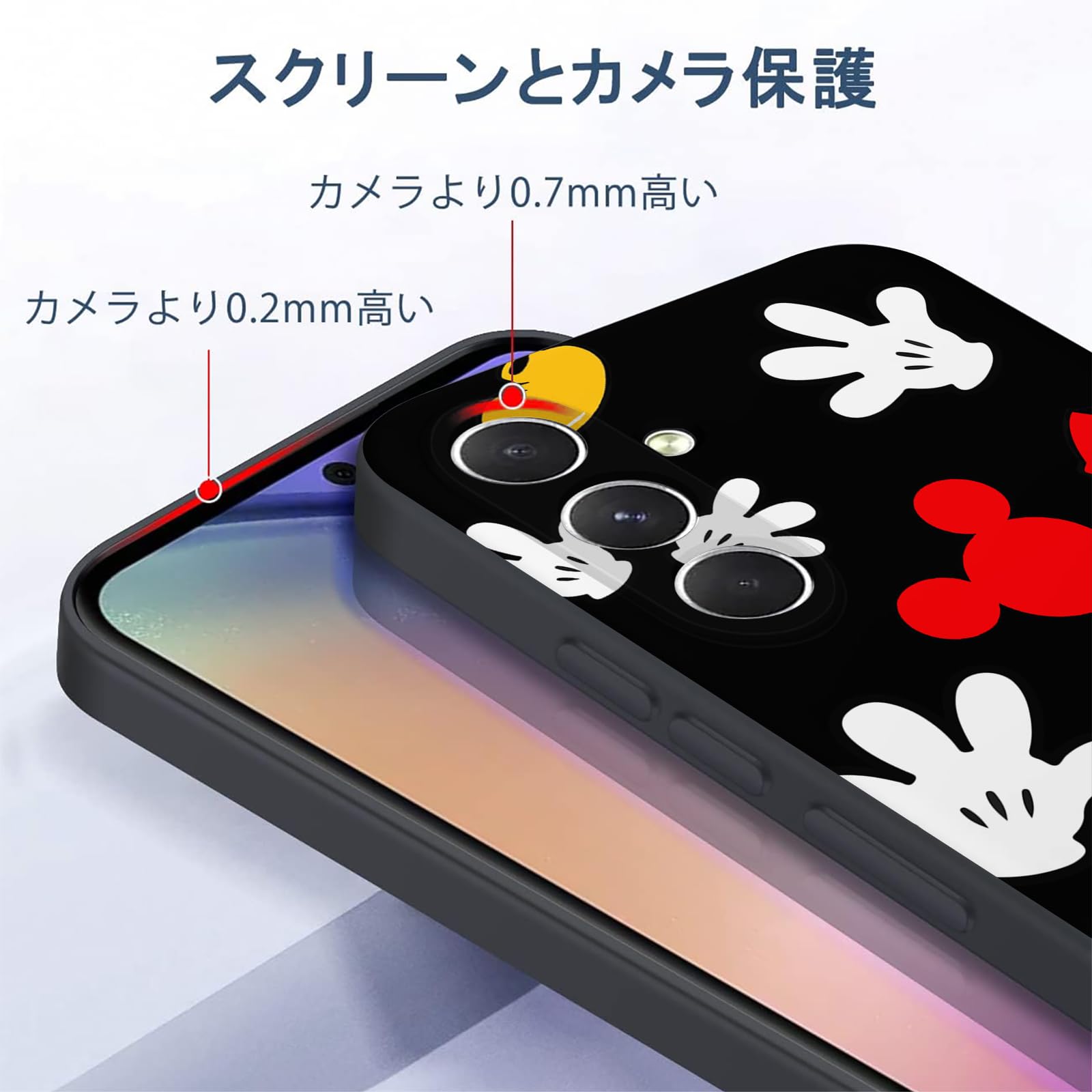 Amazon.co.jp: GGODDCASE Galaxy S25 用 ケース ミッキーマウス 漫画