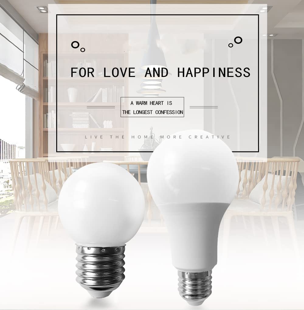 Lampadina a LED, lampadina a incandescenza equivalente da 40 W, lampadine a vite Edison da 21 W 400 lumen, lampadina a LED E27 lampadina a risparmio energetico a vite, lampade da tavolo, luce fredda,