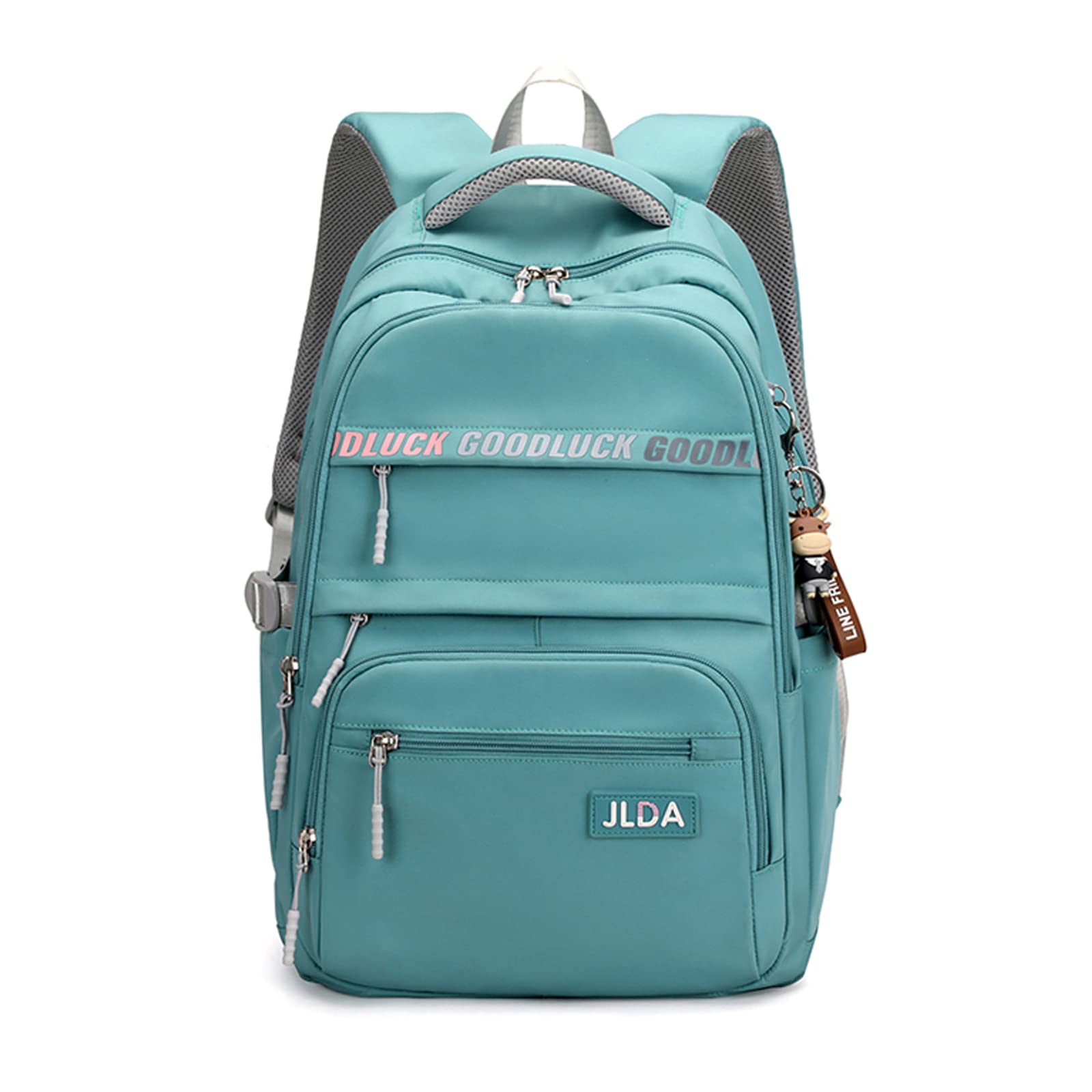 FANDARESchool Bags for Boys Girls Teens Children's Backpacks School Daypacks Student Super-Light Bookbag for Daughter Son Primary Junior High Travel Decompression Rucksack Waterproof Nylon Green