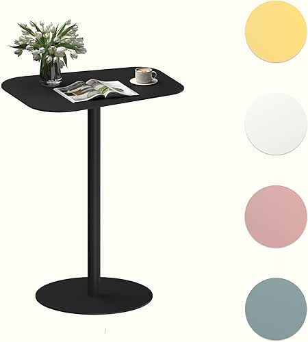 FLEXISPOT Table d’Appoint Moderne, Petite Table Ronde en Métal, Design