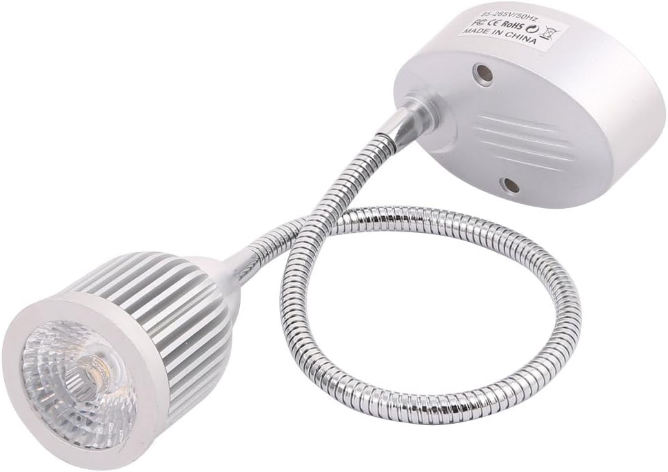 85-265V 7W Lighting fixtures and controls Gooseneck Flexible LED Wall Mount Reading Lamp Downlight 40cm Long