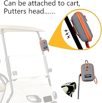 JAWEGOLF Golf Rangefinder Hard Shell Carry Case Box EVA Bag Compatible with Bushnell TourX V2 V3 V4 V5 Pro X2 Pro XE and Garmin Z80 Z82