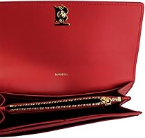 Amazon | [BURBERRY] バーバリー 長財布 レザー レッド コンチネンタル