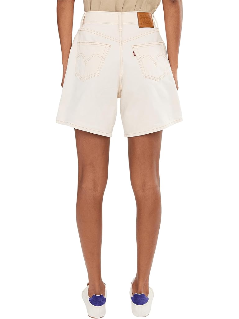 White Levi's® High Baggy Short