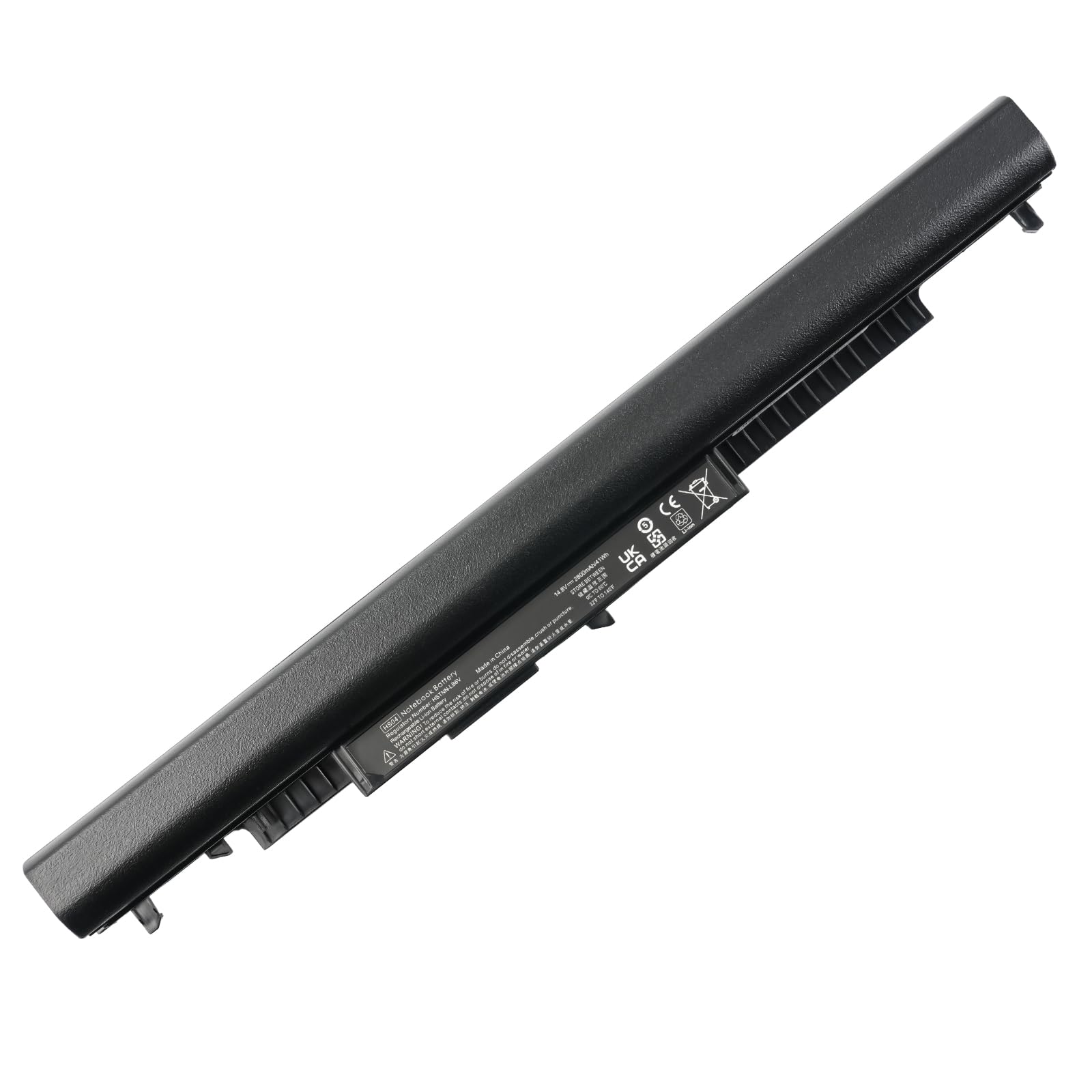 Wikinu 2800mAh HS04 807956-001 807957-001 HS03 Batteria per Laptop per HP 240 G4 245 G4 246 G4 250 G4 807611-421 807612-421 HSTNN-LB6V HSTNN-LB6U 15-AF067SA TPN-I119 15-BA042NG 【14.8V/41Wh】