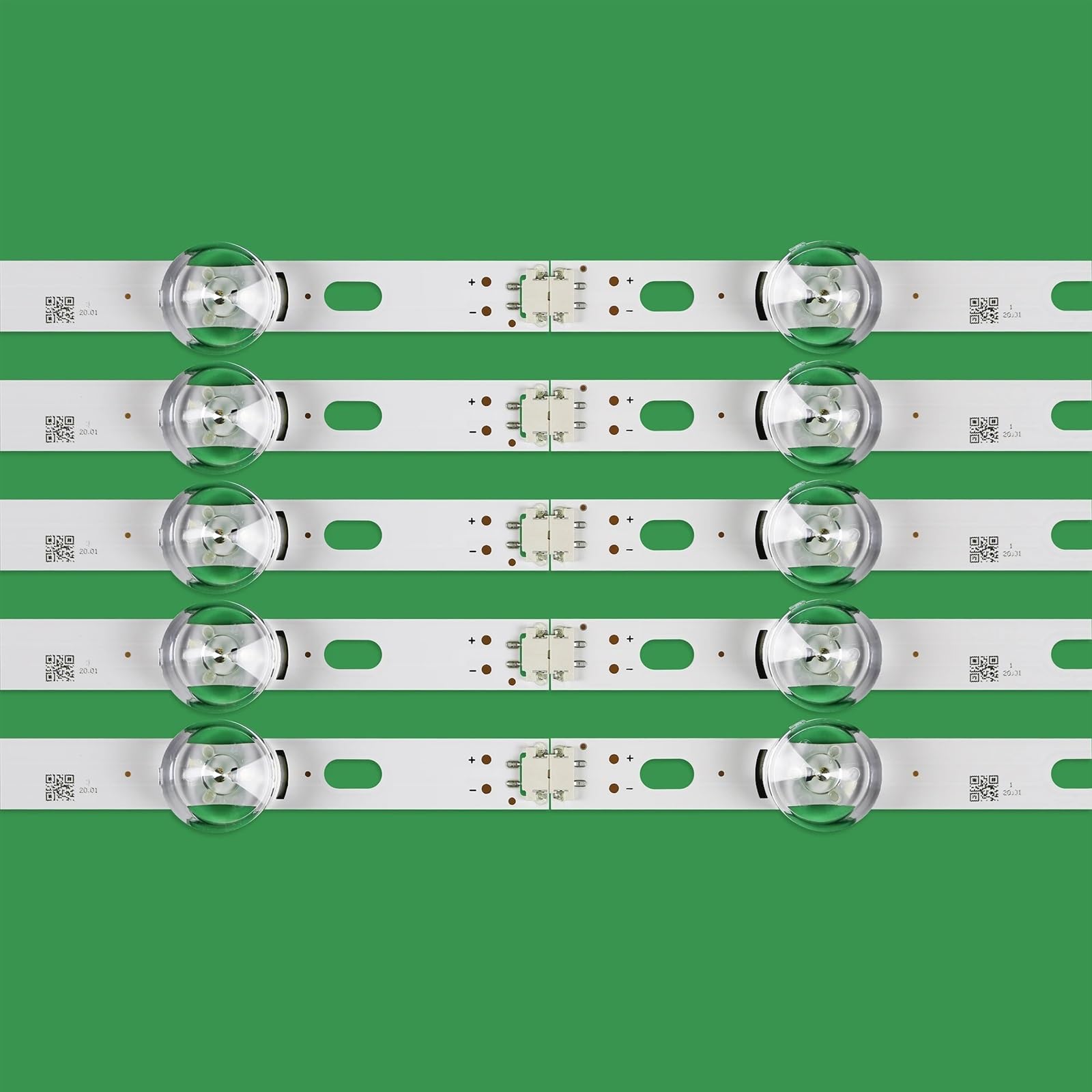 10 pz Striscia di Retroilluminazione A LED Misura for LG 50LB5610 50LB653V 50LF5800 50LB570U 50LB551U 6916L-1978A 1779A 1983A 1982A 1735A 1736A