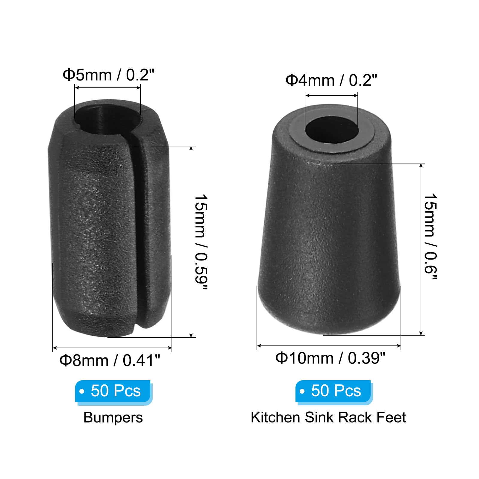 PATIKIL Kitchen Sink Rack Feet - Image 2