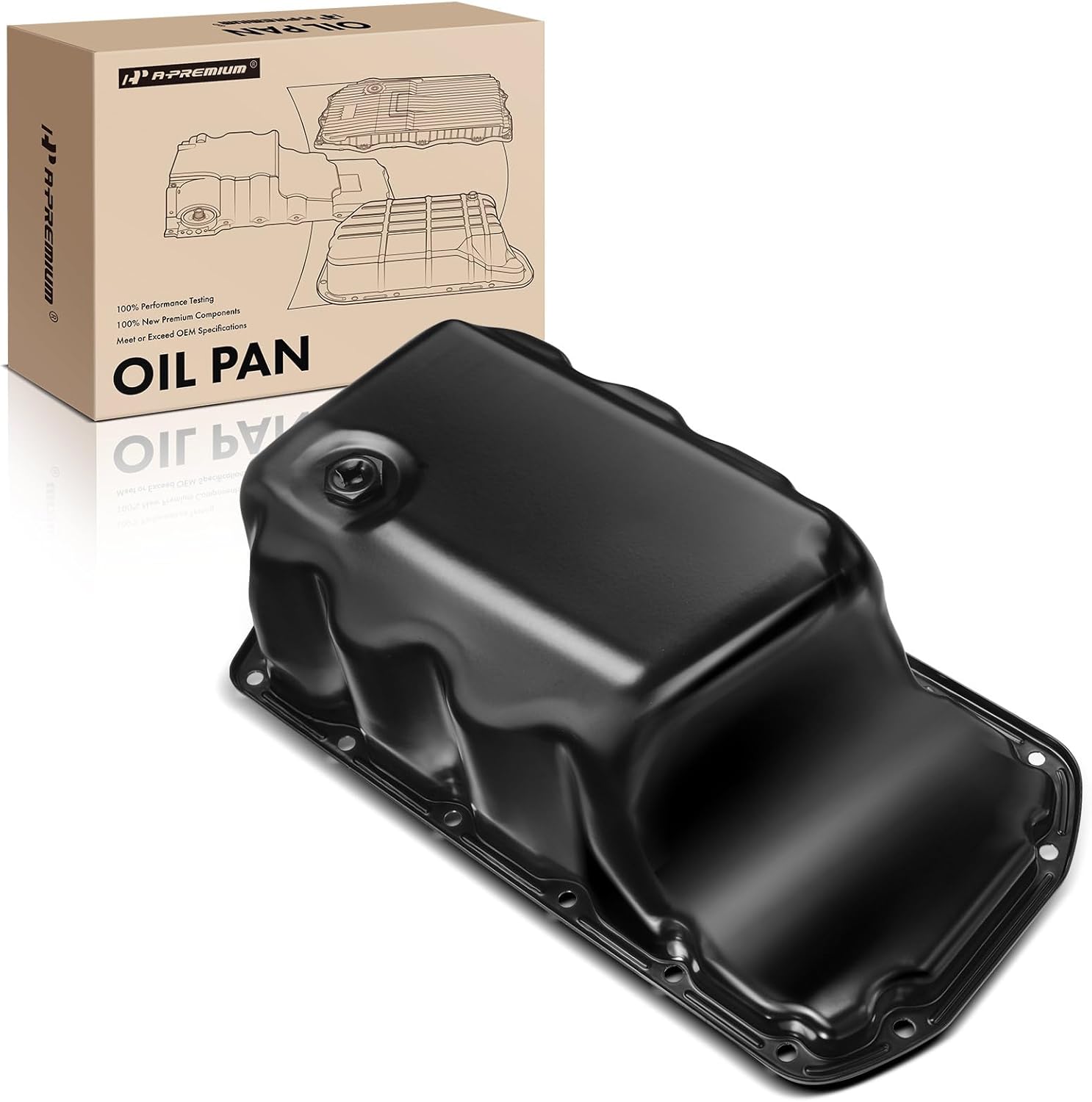 A-Premium Engine Oil Pan Replacement for Mini Cooper R57 R58 R56 R55 Series Cooper Countryman R60 Series Cooper Paceman R61 Series