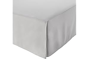 Amazon Basics Pleated Bed Skirt: Perfect Touch of Elegance for Your Bedroom